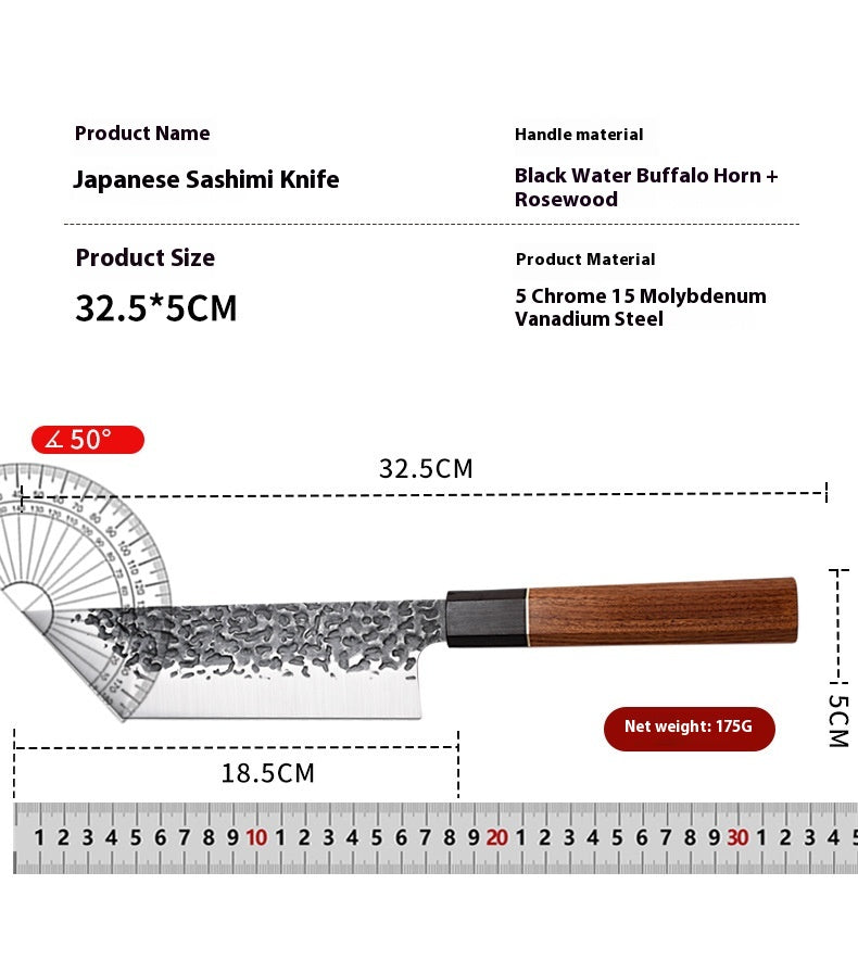 Knivset Japansk Stil – 2 knivar Hamrad Bladyta