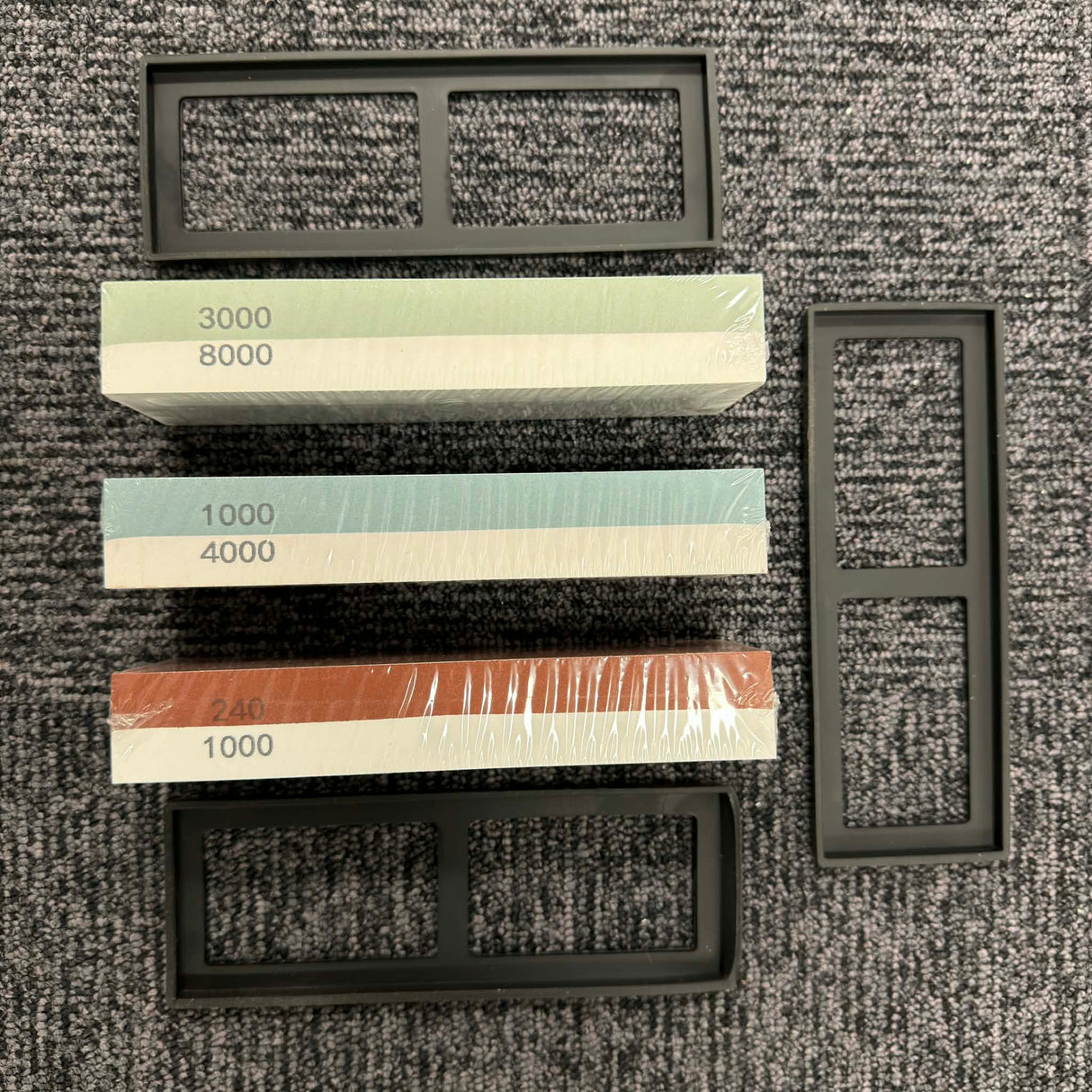 Slipstenspaket Grovslip till Polish – 240/1000–1000/4000–3000/8000