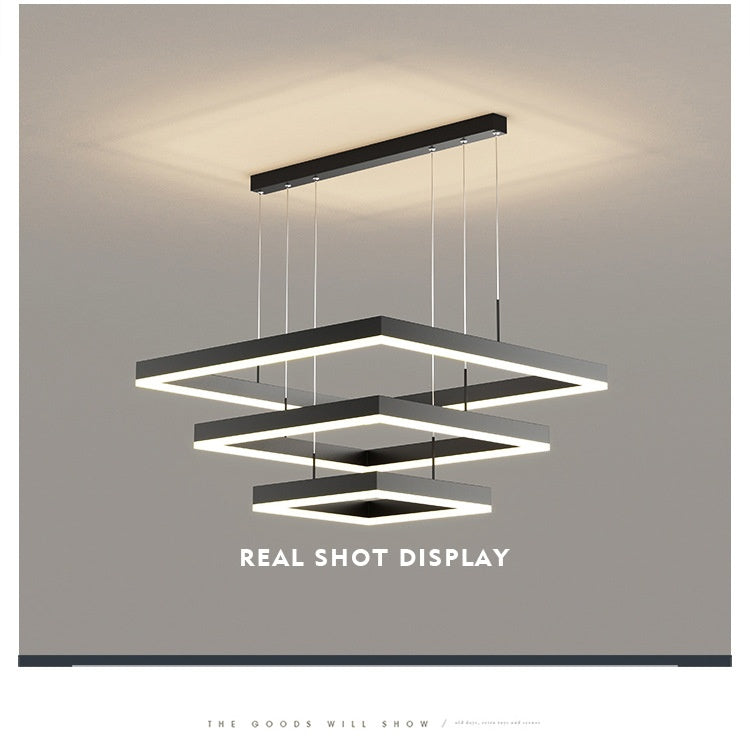 LED PENDANT - SQUARES 80 XL