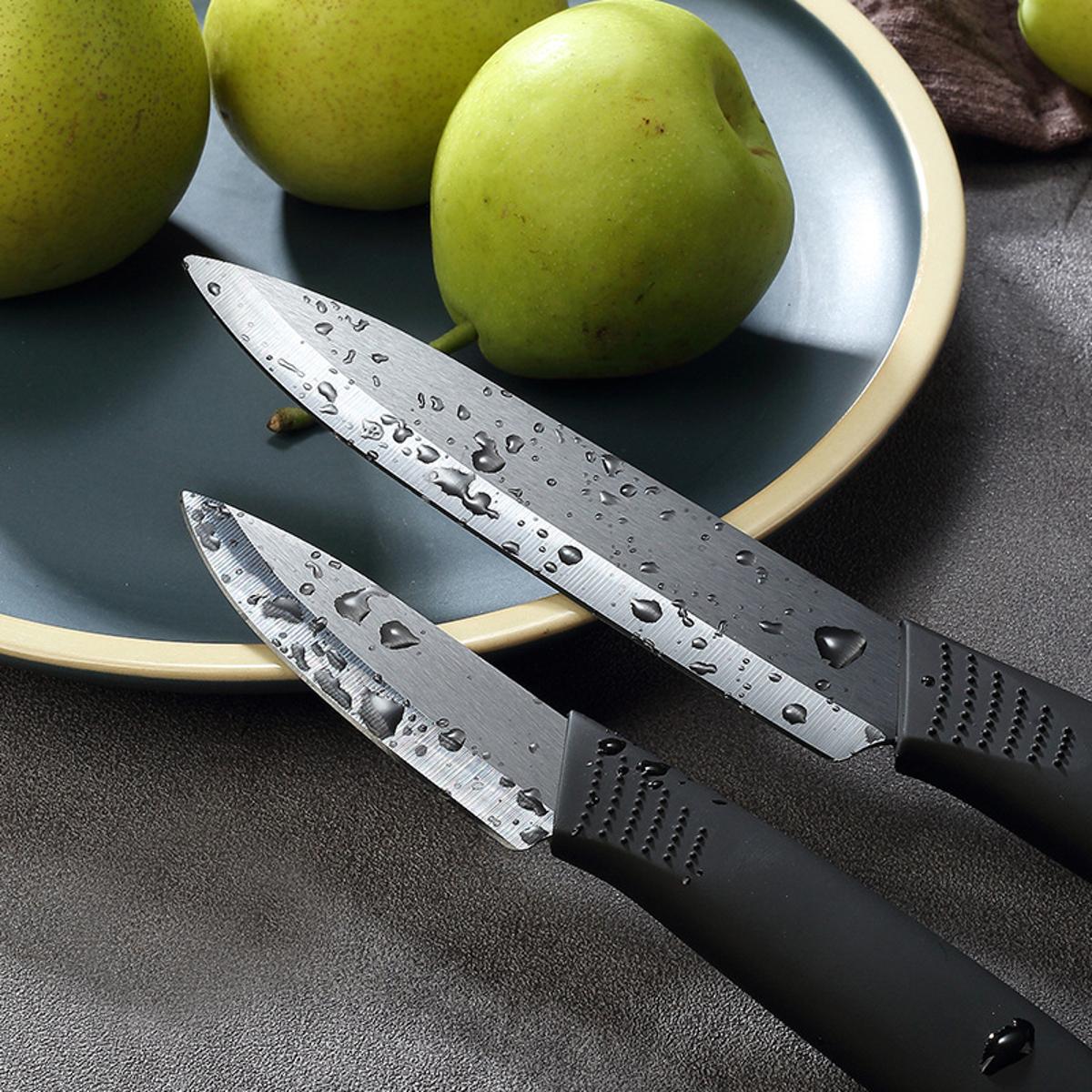 Exklusivt Keramiskt Knivset - 4 Knivar & Skalare