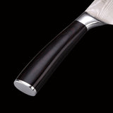 Japansk Kockkniv 7Cr17 – Damaskusmönster