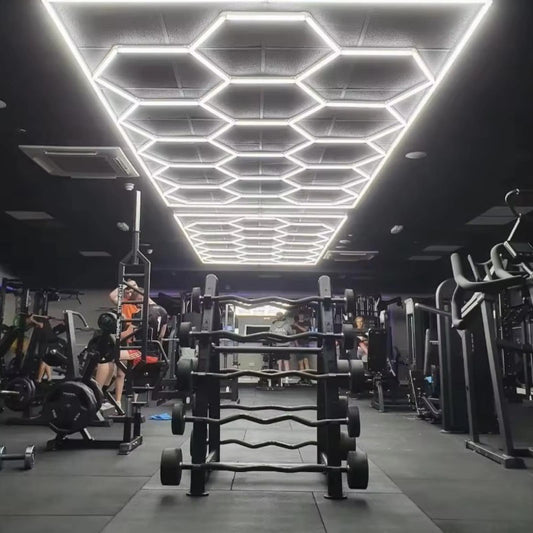 LED Hexagon Belysning 4840 x 2430mm
