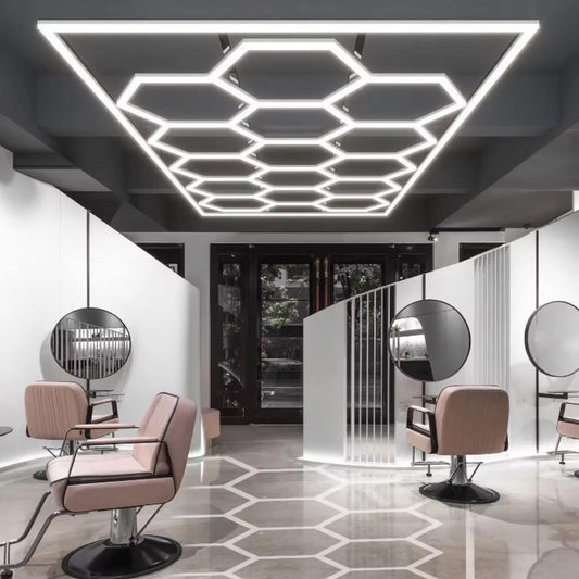 LED Hexagon Belysning 4840 x 2430mm