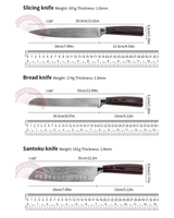 Japanskt Köksknivset för Proffs & Hemmakockar – 8 delar