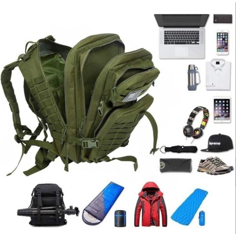 Tactical Backpack Militärgrön