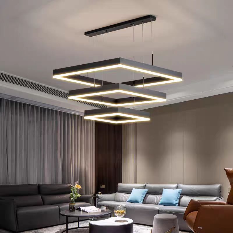 LED PENDANT - SQUARES 80 XL