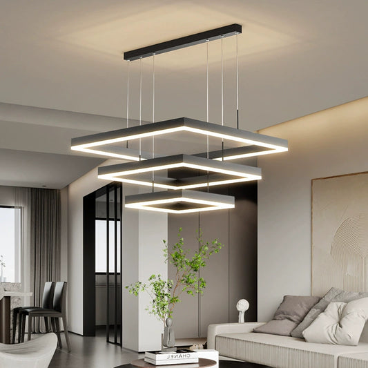LED PENDANT - SQUARES 80 XL