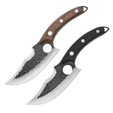 Ergonomisk Japansk Styckkniv – Svart Trähandtag