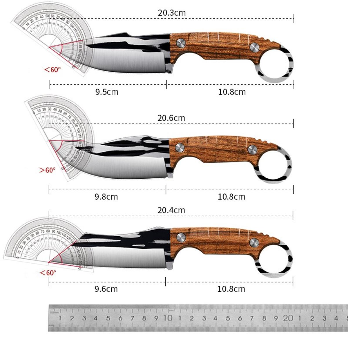 Ergonomiskt Knivset - 3 delar