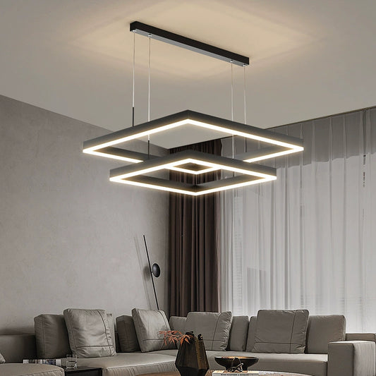 LED PENDANT - SQUARES 60
