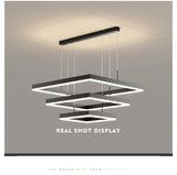 LED PENDANT - SQUARES 80 XL
