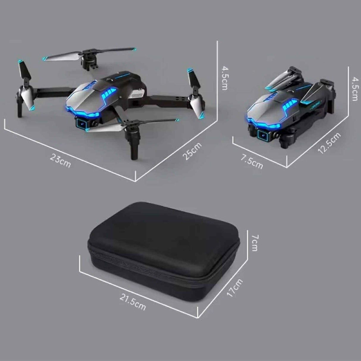 Drönare AeroPro - Dual Camera + Optical Flow - 1x Batteri