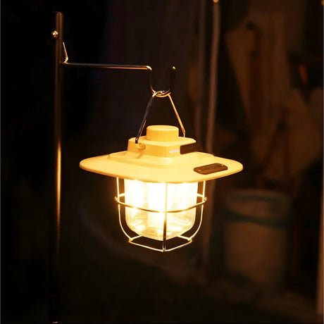 Camping Lampa Retro Beige - PrisRebellen