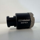 ETE Professional Diamantborr 40Ø M14 - PrisRebellen