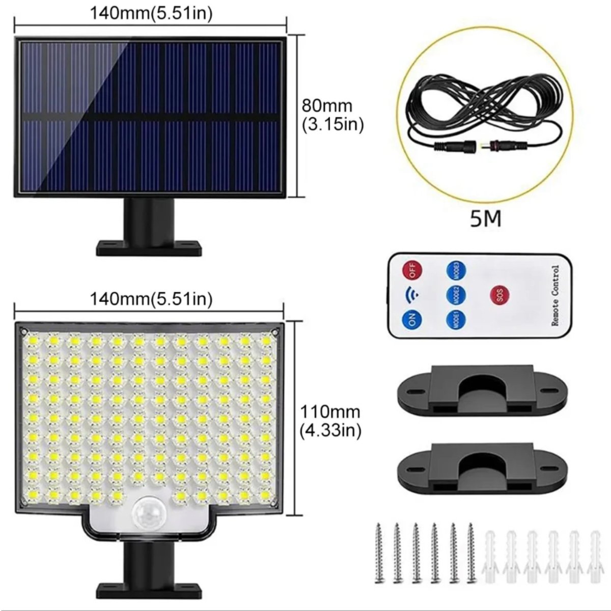 LED Solar Sensor Light - PrisRebellen