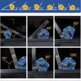 Magnetisk Svetsvinkelverktyg Hexagon 50kg On/Off Blå - PrisRebellen