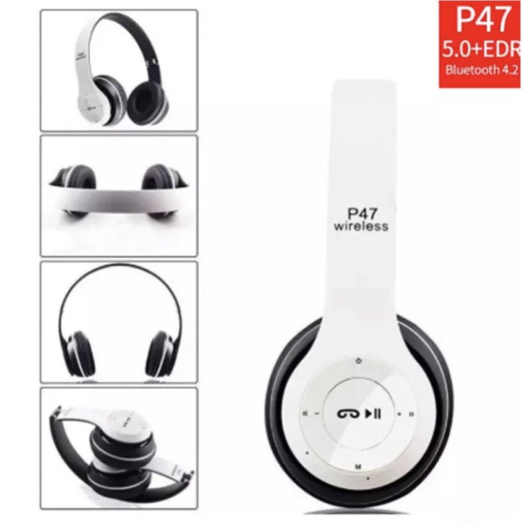 P47 Wireless Headset Vit - PrisRebellen