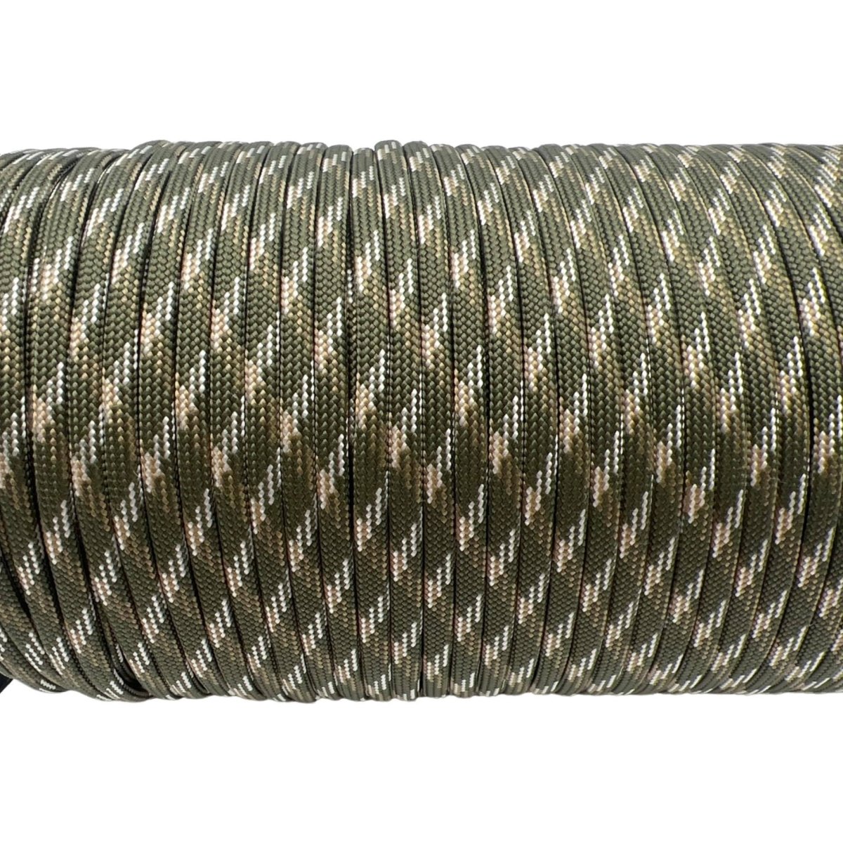 Paracord 550, 100m Grön Camo - PrisRebellen