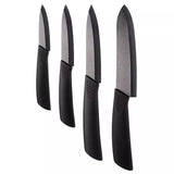 Exklusivt Keramiskt Knivset - 4 Knivar & Skalare
