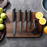 Exklusivt Keramiskt Knivset - 4 Knivar & Skalare