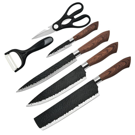 Premium Knivset för Kött och Grönsaker - 6 Pack