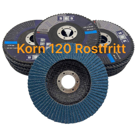 SBS Lamellrondell Korn 120 rostfritt 10 - Pack - PrisRebellen